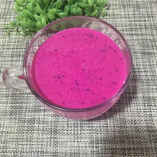 Banana shake of the flamingo