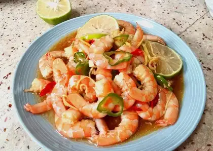 Lemon shrimp