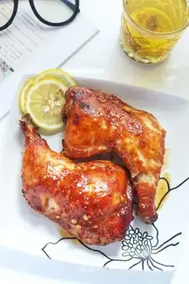 Honey roasted chicken legs