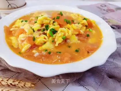 Tomato fried eggs
