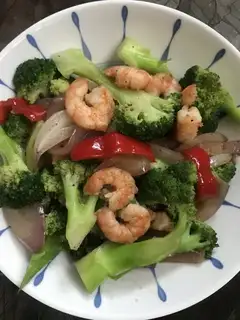 Shrimp broccoli