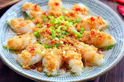 Garlic fan silk melon