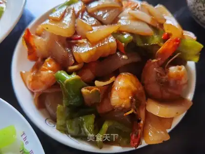 Tasty house shrimp