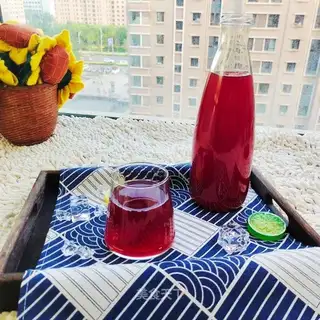 Homemade plum soup