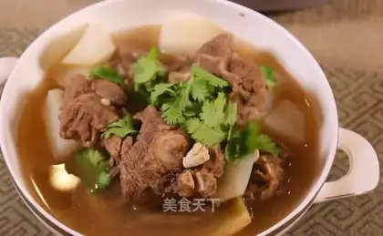 A bowl of soup
