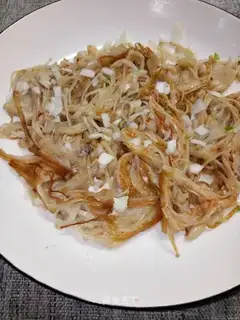 Fried golden mushrooms