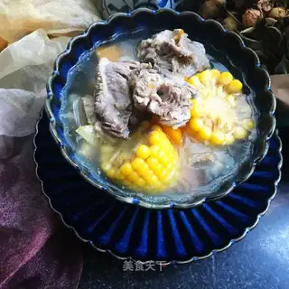 Corn steak soup