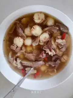 Pig heart Lotus soup