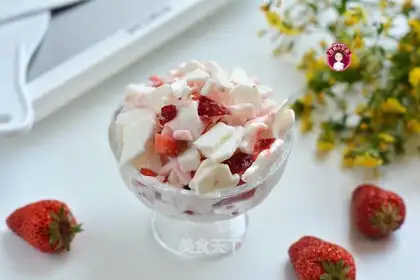 Fruit and yogurt