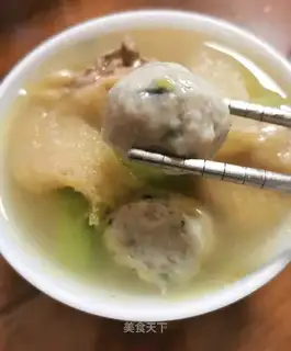 Snack and mackerel soup