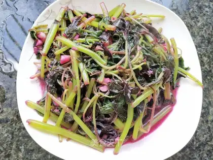 Clear the veggies