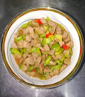 Chili fried meat