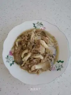 Mushroom fried meat