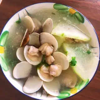 Crunch melon soup
