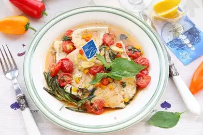 Cheese and silver cod fish