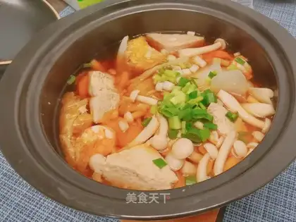 Shrimp veggie mushrooms