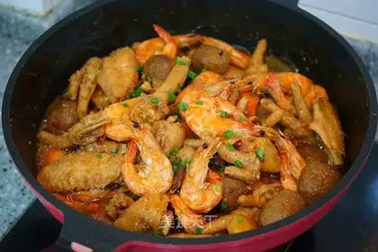 Chicken claw shrimp