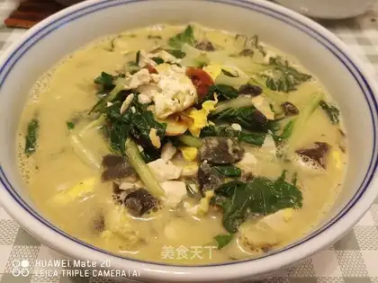 We'll have soup and cabbage