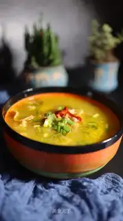 Spicy lamb soup