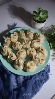Flaming wheat with mushrooms