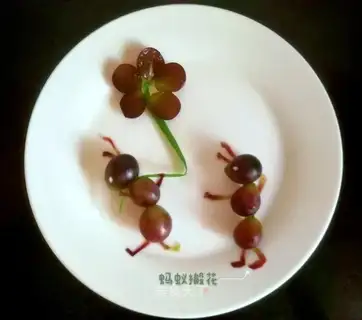 Ants carry raisins