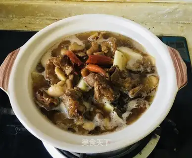 Duck stew potatoes
