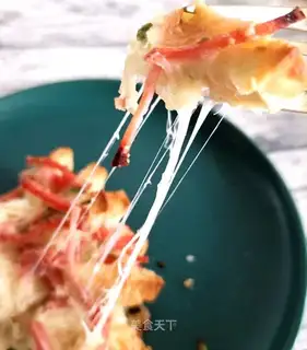 Cheese ham and sausage