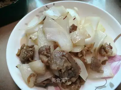♪ Ruined beef fried onions ♪