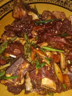 Red roast steak