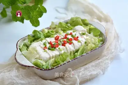 Quick-mouthed tofu salad