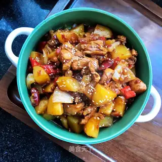 Chicken-legged radish potatoes
