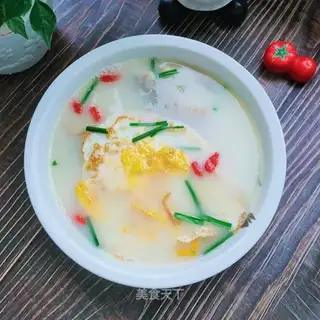 Eggfish soup