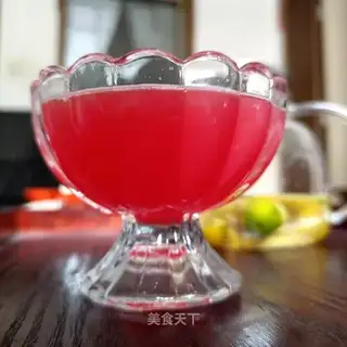 Hand over watermelon juice