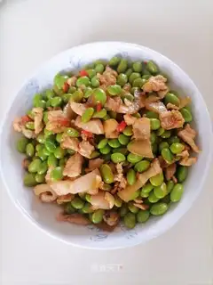 Bean fried meat