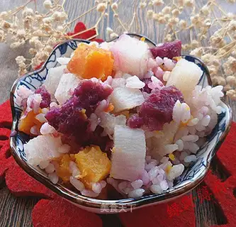 Three-colour rice