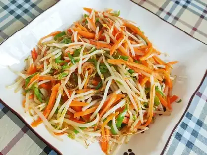 The bean sprouts
