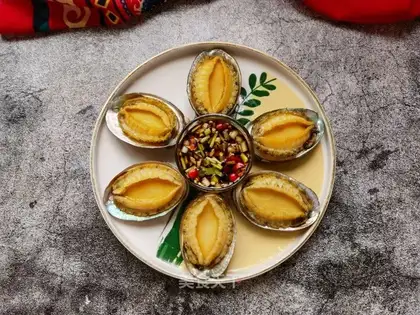 Burning abalone