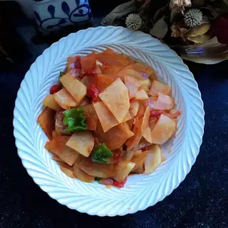 Homemade potato chips