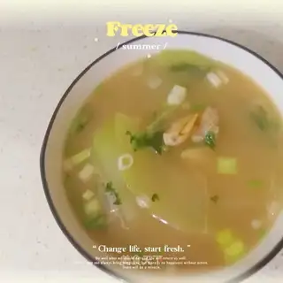 Toad melon soup