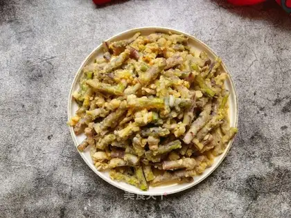 Garlic mashed beans