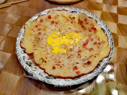 Potato egg breakfast