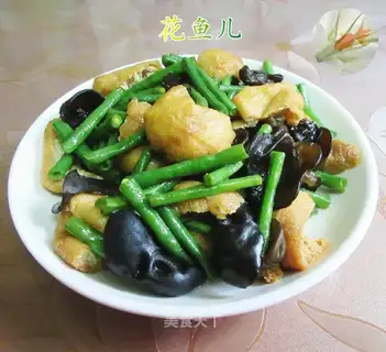 Blackwood oil and tofu