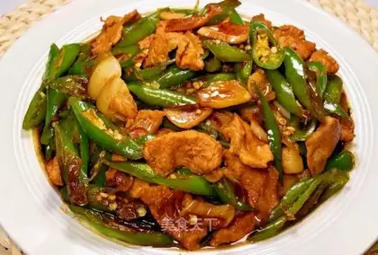 Chili fried meat