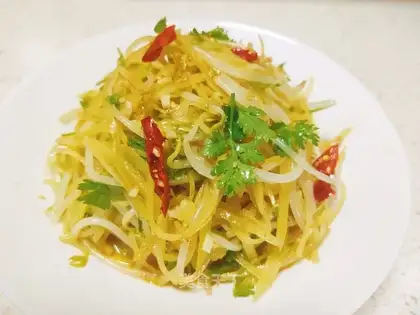 Sour potato sprouts