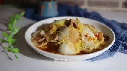 Five flowers and cabbage
