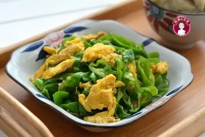 Eggs and peppers