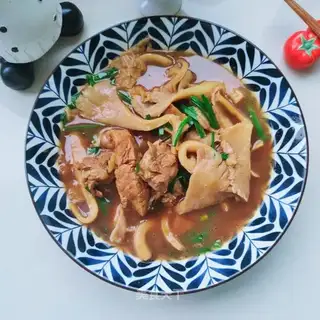 Steaked mushrooms