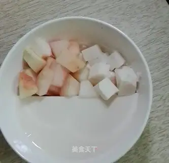 Peach cream bowl