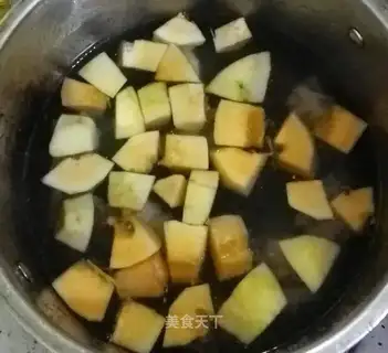 Pumpkin chop soup