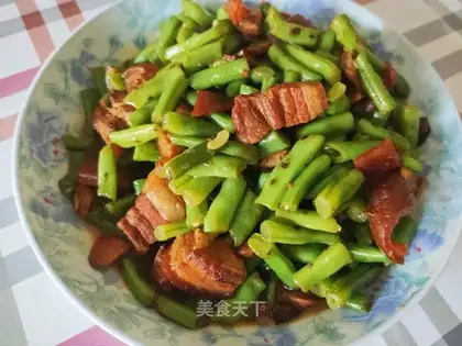 Five flowers and beans